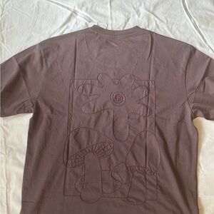 Men's Brown Graphic T-Shirt